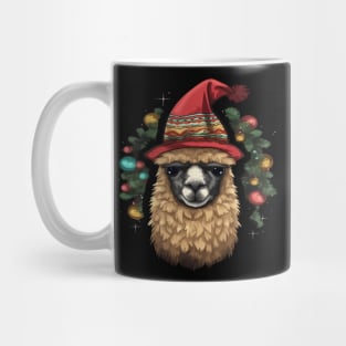 Alpaca Christmas Mug